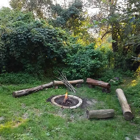 Ranczo Dziki Sad Деревянный коттедж Raciechowice